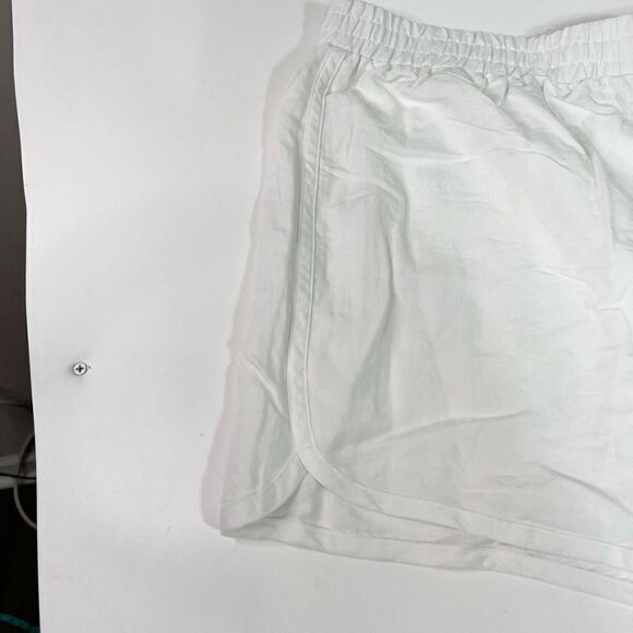 Blank NYC High Waist Linen Shorts Women's XL Elasticized Waistband Back Pockets - Picture 2 of 12